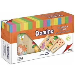 Cayro Domino Kinder Brettspiel (Englisch, Spanisch, 2 - 4 Spieler)