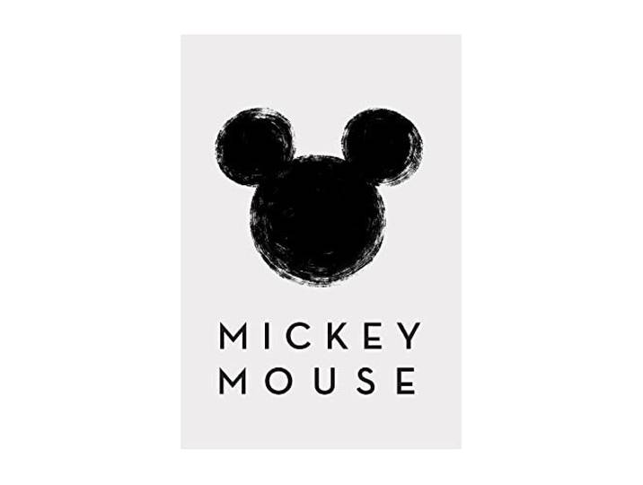 Komar Mickey Mouse Silhouette – Taille : 50 x 70 cm Tableau mural\, poster (sans cadre) Disney