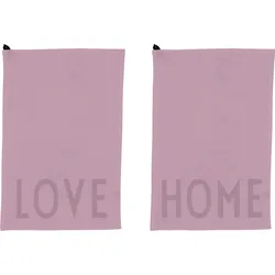 Favourite Love Home Küchentücher lavendelfarbig 2 St.