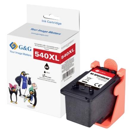 G&G XL-Patrone kompatibel mit Canon PG-540XL/ 5222B005 (BK) (14689)