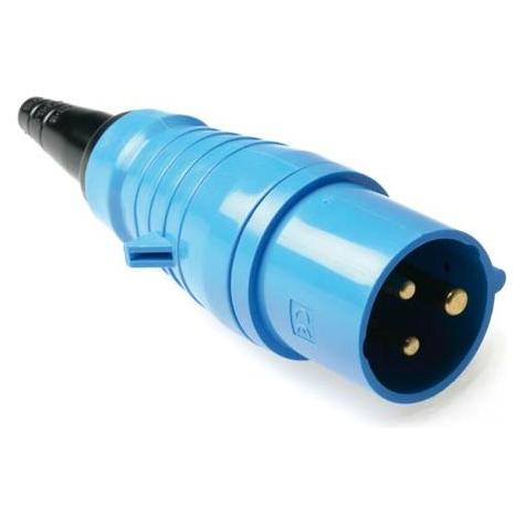 Intronics 3 pole CEE Power Connector 16A 230V in Blue (CEE 16/3) (SFO64)