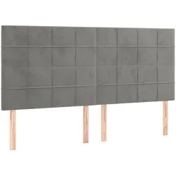 vidaXL, Boxspringbett, Almelville (Block mit Quadraten) (160 x 200 cm)