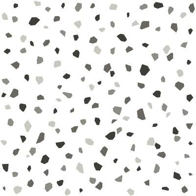 Chesapeake Ona Charcoal Terrazzo Wallpaper - 20.9 x 396 x 0.025