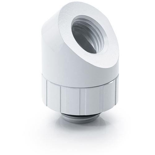 BitsPower Artemis 45 Grad Fitting - drehbar, arctic weiß