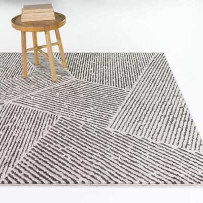 Balta Rugs Diogenio Geometric Lines Area Rug