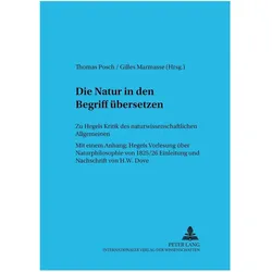 Die Natur in den Begriff übersetzen, Fachbücher