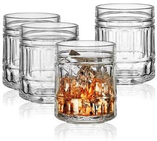 Mikasa Set of 4 Lawrence Double Old Fashioned Glasses,10 Oz
