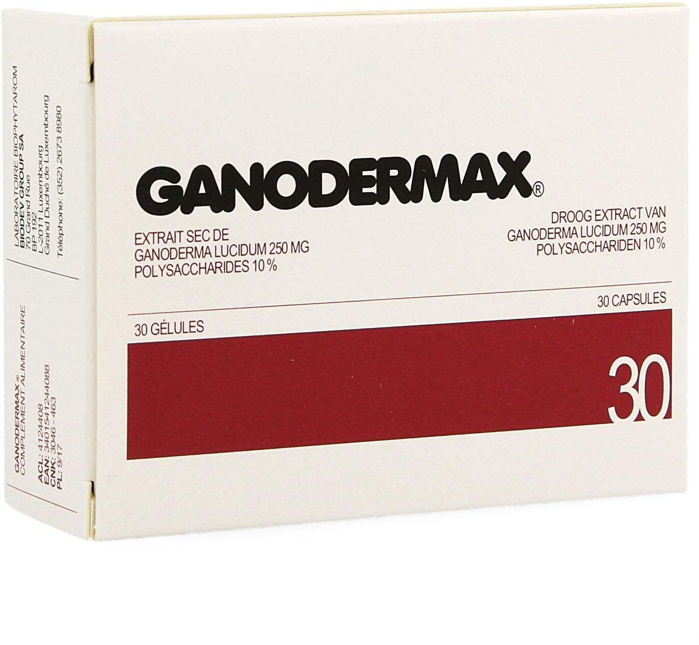 Ganodermax 30 Gélules