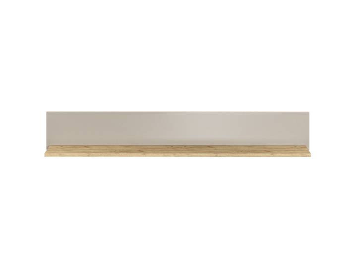 Wandregal Hefner graubeige Holzwerkstoff B 140 T 22 cm
