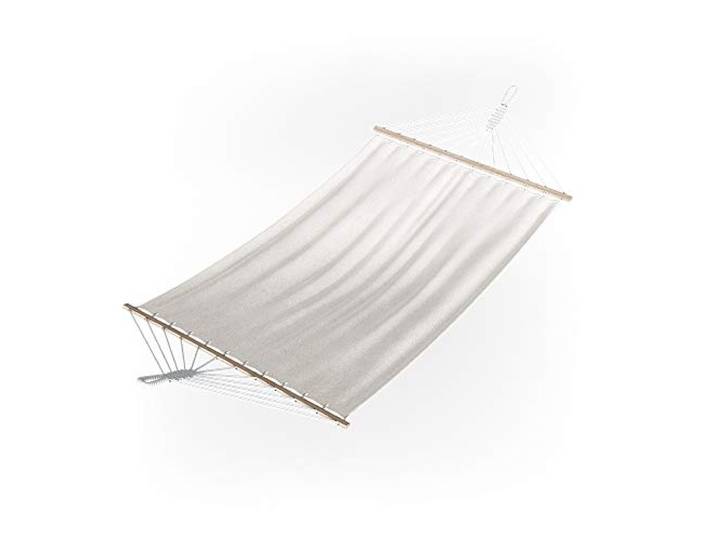 OK-Living Hängematte, Weiß, 190 x 120 cm geeignet für Indoor- und Outdoor-Nutzung, kompatibel mit Ständern