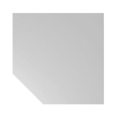 Trapezplatte TOPAS LINE, lichtgrau/silber