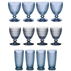 Villeroy & Boch Boston Coloured Wein- & Longdrinkgläser 12er Set blau