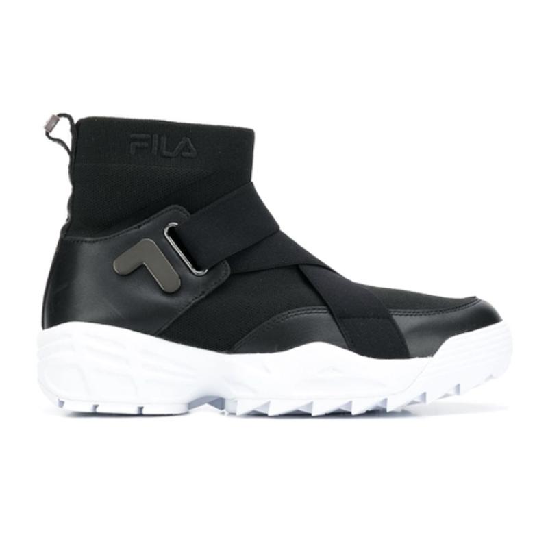 Fila Hi Top Socken Damen schwarze Schuhe