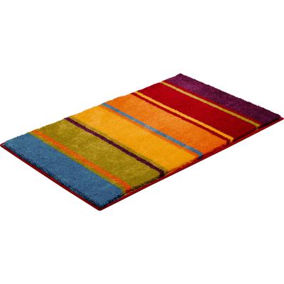 Badematte GRUND "Summertime" Gr. 1, bunt, H:20mm, Kunstfaser, Badematten, Badematte, bunte Badematte mit Streifen