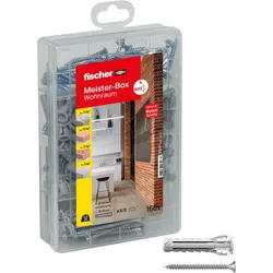 fischer Meister-Box - SX Plus S Dübel- und Schrauben-Sortiment 160 Stück