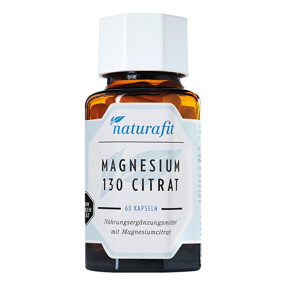 NaturaFit GmbH Naturafit Magnesium 130 Citrat Kapseln 07514156