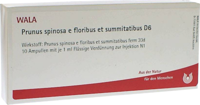 WALA Heilmittel GmbH PRUNUS SPINOSA E floribus et summitatibus D 6 Amp. 10X1 ml 02830355