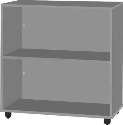 Schäfer Shop Select Regal LOGIN, 2 Ordnerhöhen, B 800 x T 420 x H 788 mm, graphit