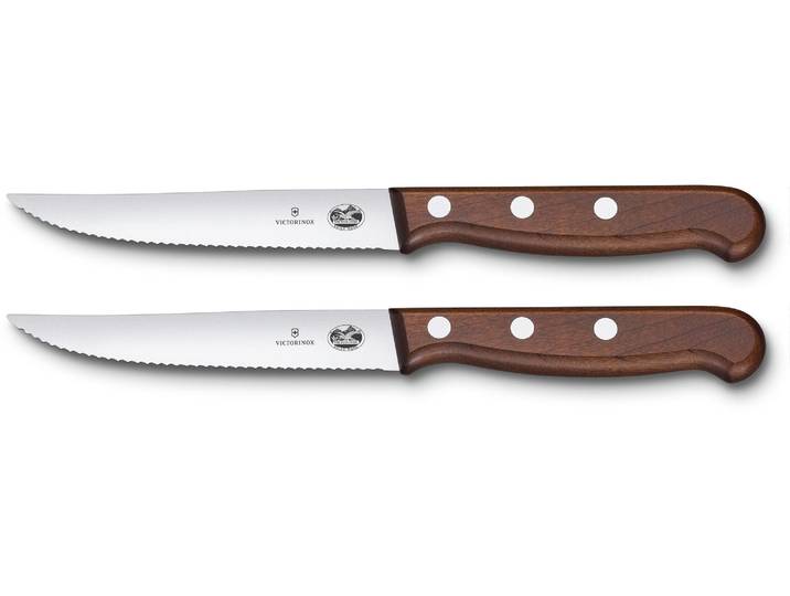 Steakmesser VICTORINOX 2 , braun, Essmesser, Steakmesser