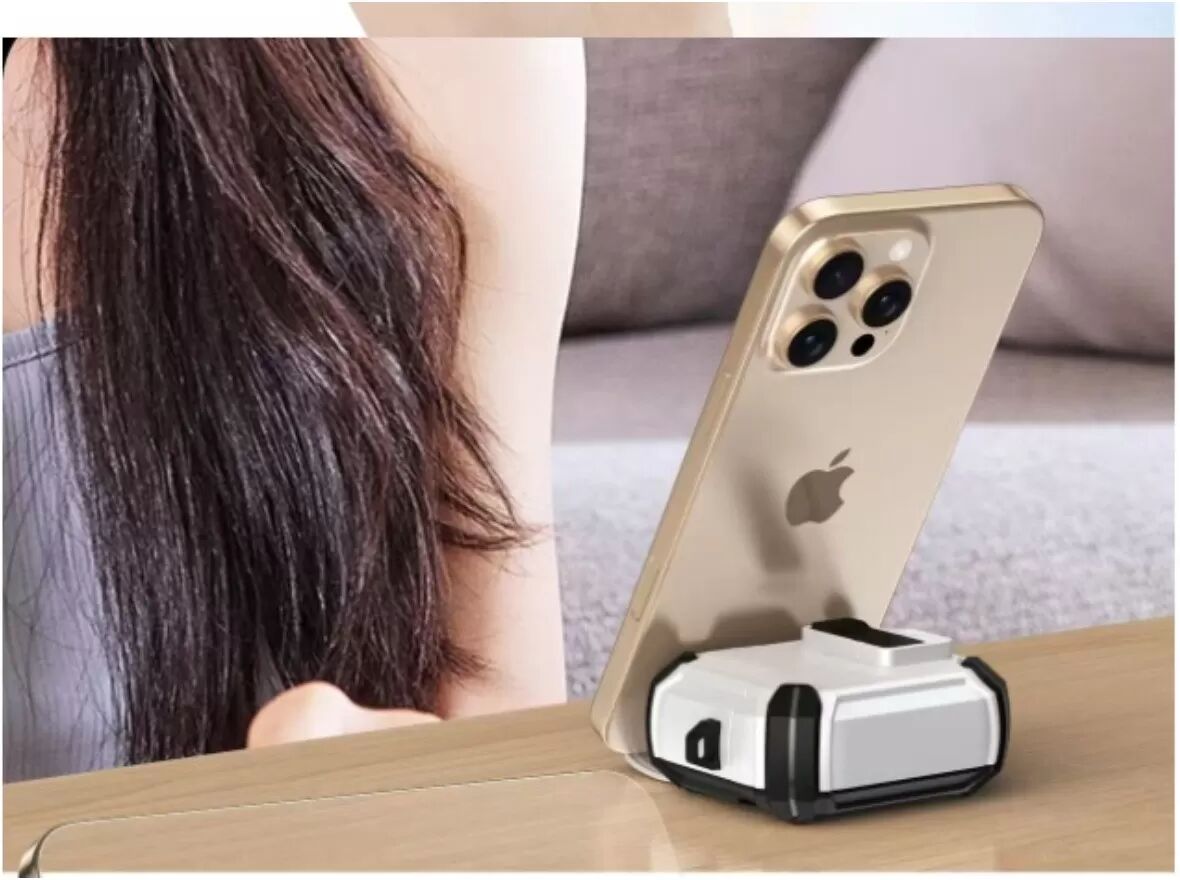 INF Étui magnétique pour AirPods 4 : Coque de protection en TPU PC avec support compatible avec Apple AirPods 4