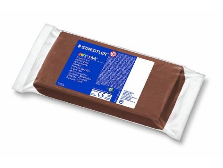 STAEDTLER 8421 Noris Club Plastiline-klei, 1000 g, bruin