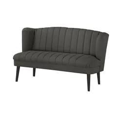 switch Küchensofa Samt  Rina ¦ schwarz ¦ Maße (cm): B: 156 H: 92 T: 76.0