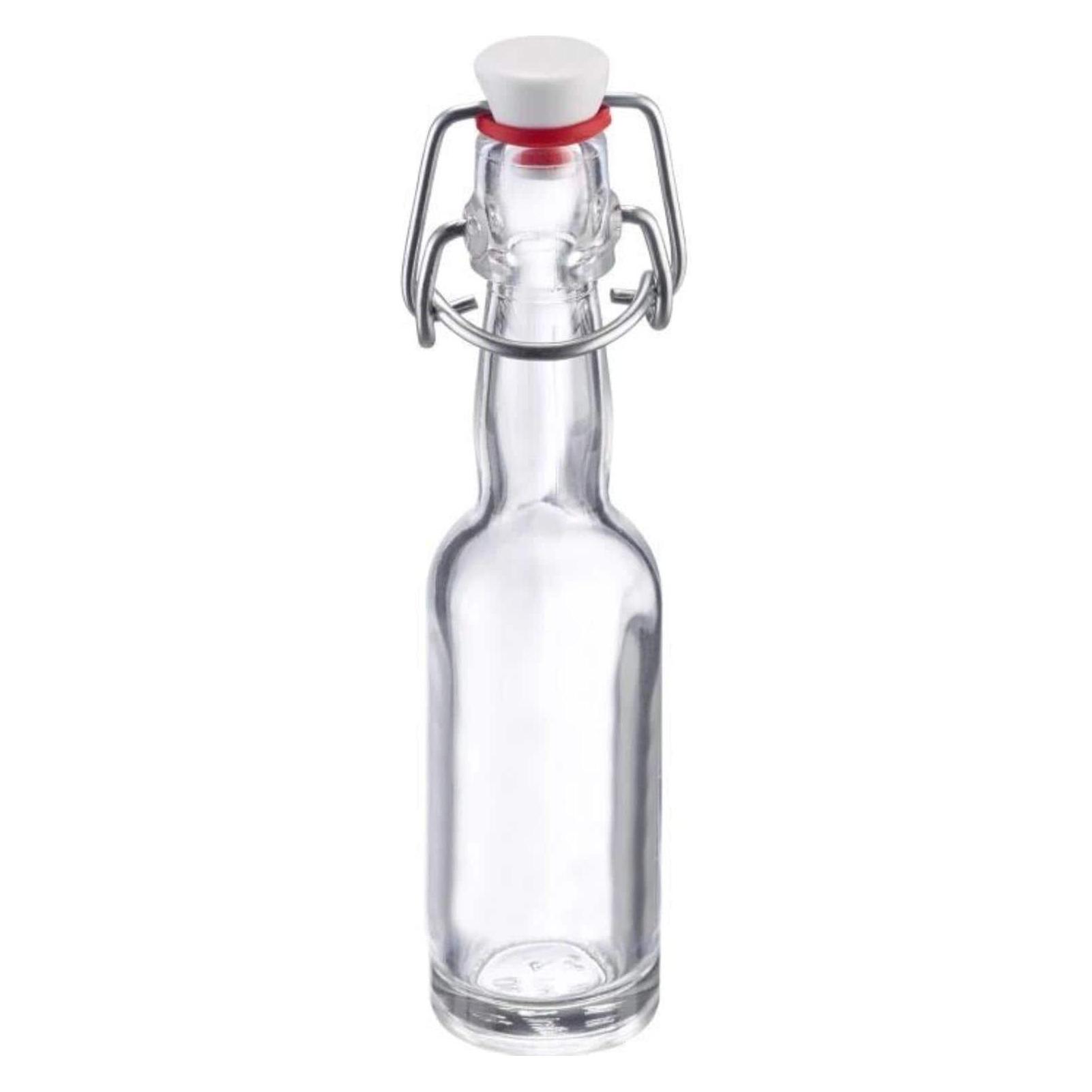 Westmark 24 Mini-Bügelverschlussflasche rund, 40 ml, im Holzdisplay (66302670)