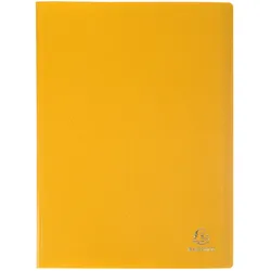 Exacompta Sichtmappe aus weichem PP 300μ mit 10 gekörnten Hüllen, blickdicht, A4