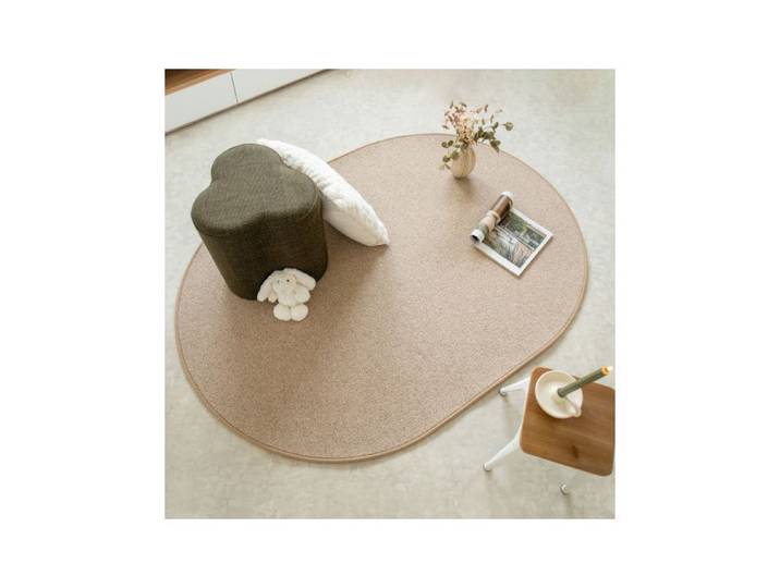 Tapis ovale en laine - Mallow - Beige - 120 x 170 cm