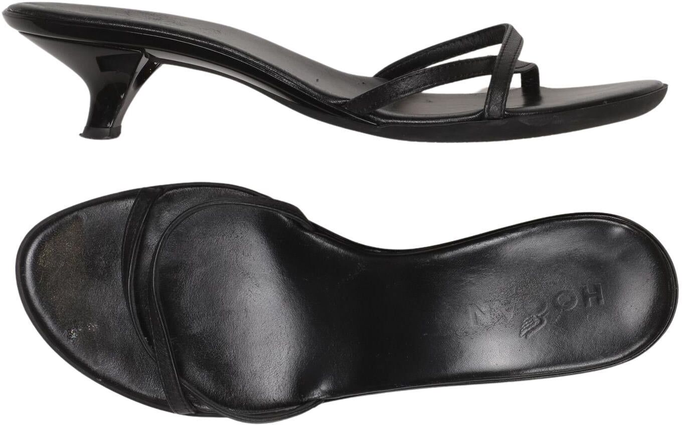 Hogan Damen Sandalen, Schwarz, Gr. EU 36, kein / Etikett - Second Hand