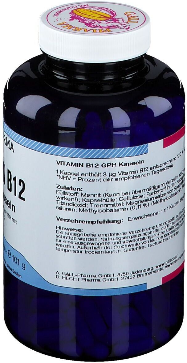 GALL PHARMA Vitamin B12 GPH 3 µg Kapseln 360 St