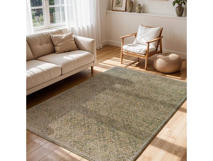 Teppich LIVABLISS Myrtle Avenue II , grün, B:200cm H:18,1mm L:275cm, Polypropylen, Teppiche, Teppich