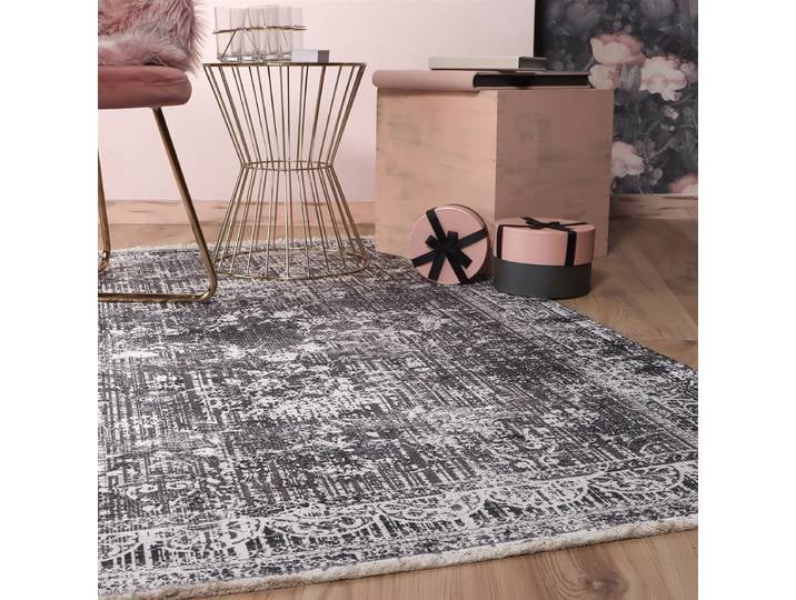Tapis à poils ras Torent 642 Gris 115 x 170cm Polyester