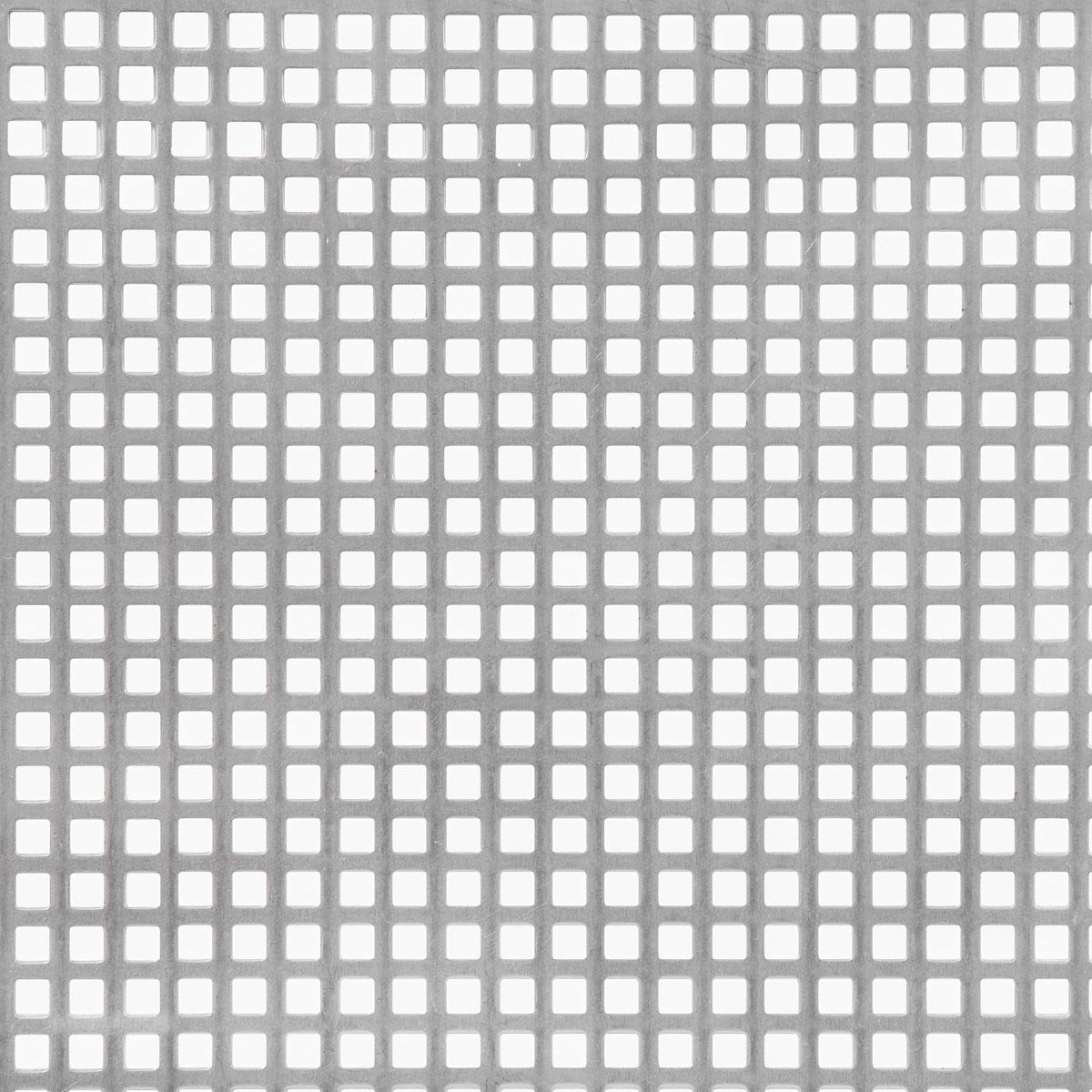 Alberts 462895 Geperforeerde plaat met vierkante perforatie van staal, 500 x 1000 x 1 mm