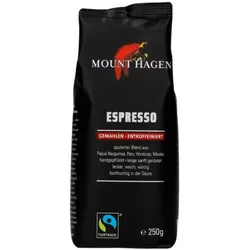 Mount Hagen Espresso entkoffeiniert, gemahlen bio 250g