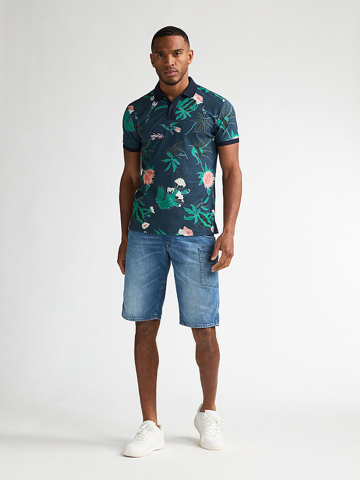 Petrol Industries Poloshirt in Dunkelblau - XXL