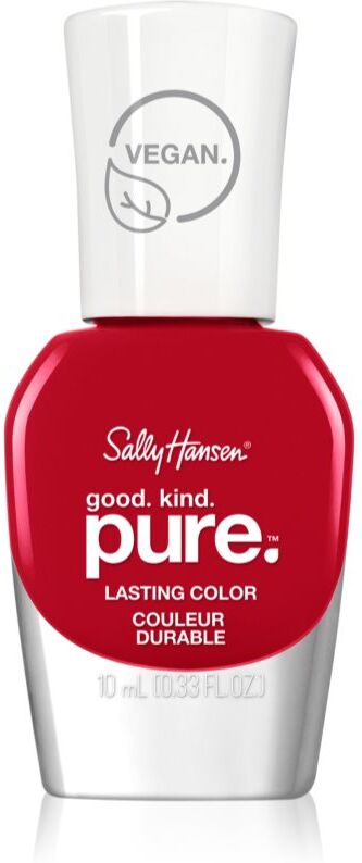 Sally Hansen Good. Kind. Pure. long-lasting nail polish with firming effect shade Natural Red 10 ml