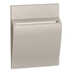 Legrand KM22 LivingNow 3-modulige Abdeckung für Hotel-Card-Schalter in der Farbe Sand