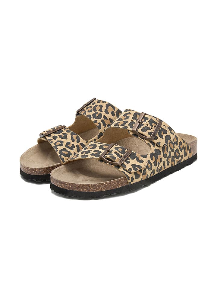 BABUNKERS Family Pantoletten in Beige - 40