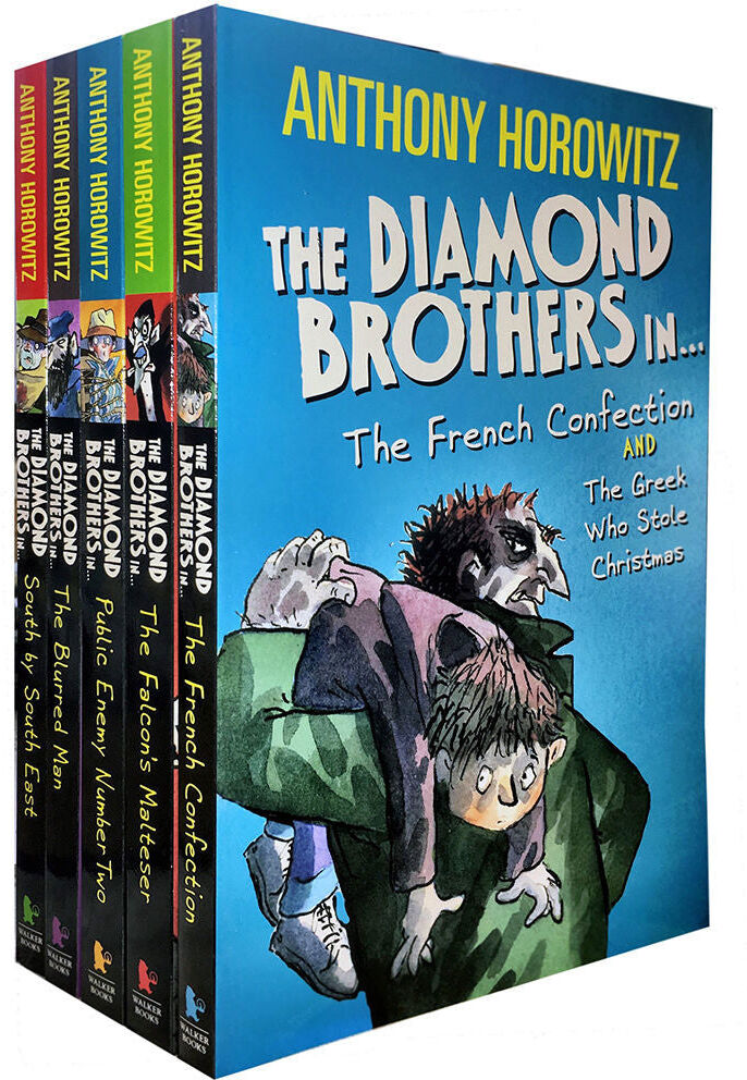 Walker Books Diamond Brothers Detective Agency Collection By Anthony Horowitz 5 Books Set