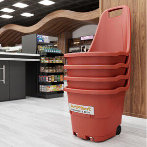 artplast Shopro Carrello Trolley Da Giardino Multiuso Portatutto In Resina - Shopro