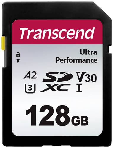 Transcend TS64GSDC340S SDXC-Karte 128 GB A1 Application Performance Class, A2 Application Performance Class, v30 Video Speed Class, UHS-Class 3 stoß