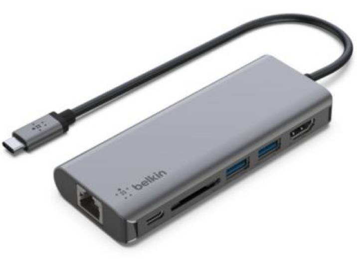 Belkin - Hub Usb C Usb-C /Multiports 6 En 1