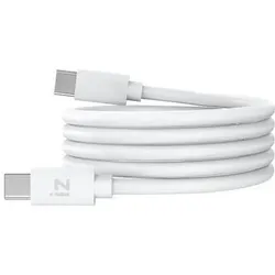 Izzy C ble USB-C / USB-C 1m - 60W - blanc (1 m, 60 W), USB Kabel