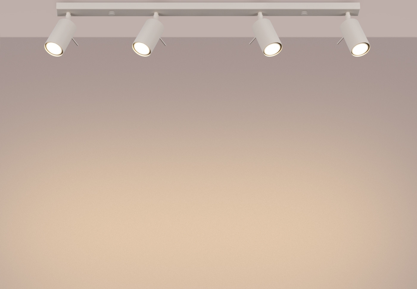 Sollux Plafondlamp RING 4L beige