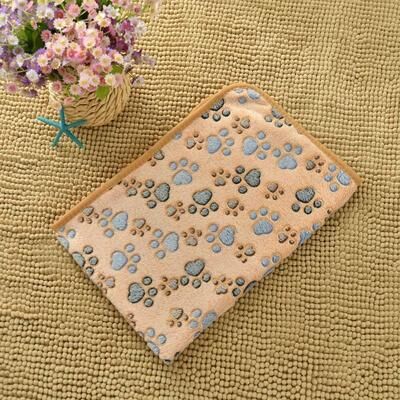 Uplifted Finds Cozy Paw Print Flannel Pet Blanket a s