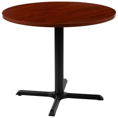Flash Furniture "36"" Round Multi-Purpose Conference Table - Meeting Table for Office"