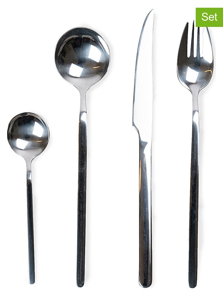 Byon 16tlg. Edelstahl-Besteck-Set ''Frank'' - onesize