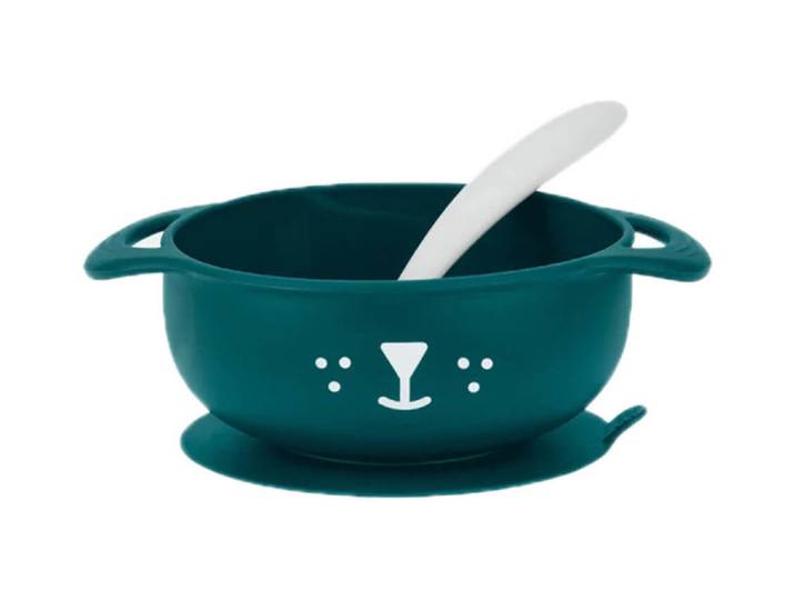 Babymoov TAST ISY Dog Silikon-Breischale + Löffel'