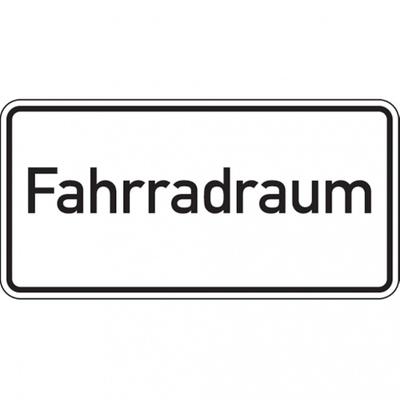 Dreifke® Hinweisschild, Fahrradraum, 100 x 200 mm - 200x100x2 mm Aluverbund